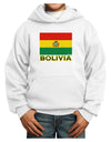 Bolivia Flag Youth Hoodie Pullover Sweatshirt-Youth Hoodie-TooLoud-White-XS-Davson Sales