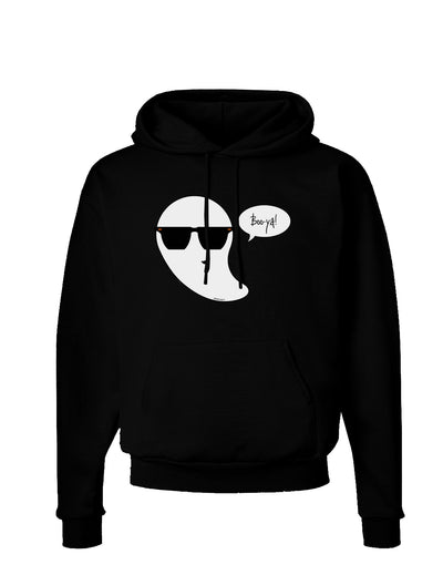 Boo Ya Cool Ghost Halloween Dark Hoodie Sweatshirt-Hoodie-TooLoud-Black-Small-Davson Sales