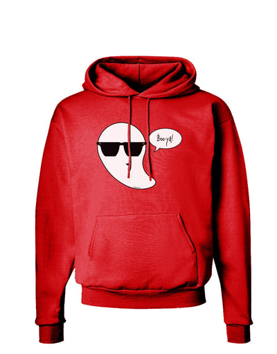 Boo Ya Cool Ghost Halloween Dark Hoodie Sweatshirt-Hoodie-TooLoud-Red-Small-Davson Sales