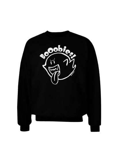 Booobies Sweatshirt-Sweatshirts-TooLoud-Black-Small-Davson Sales