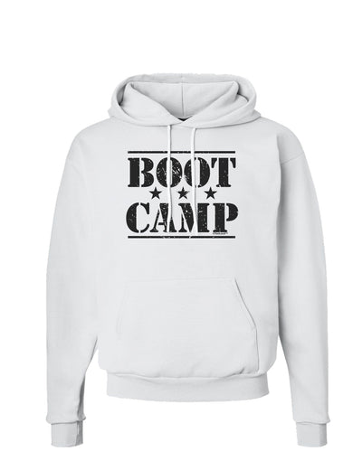 Bootcamp Large distressed Text Hoodie Sweatshirt-Hoodie-TooLoud-White-Small-Davson Sales