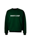 Bootcamp Military Text Adult Dark Sweatshirt-Sweatshirts-TooLoud-Deep-Forest-Green-Small-Davson Sales