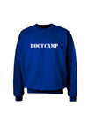 Bootcamp Military Text Adult Dark Sweatshirt-Sweatshirts-TooLoud-Deep-Royal-Blue-Small-Davson Sales