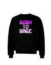 Born To Rage Purple Adult Dark Sweatshirt-Sweatshirts-TooLoud-Black-XXX-Large-Davson Sales