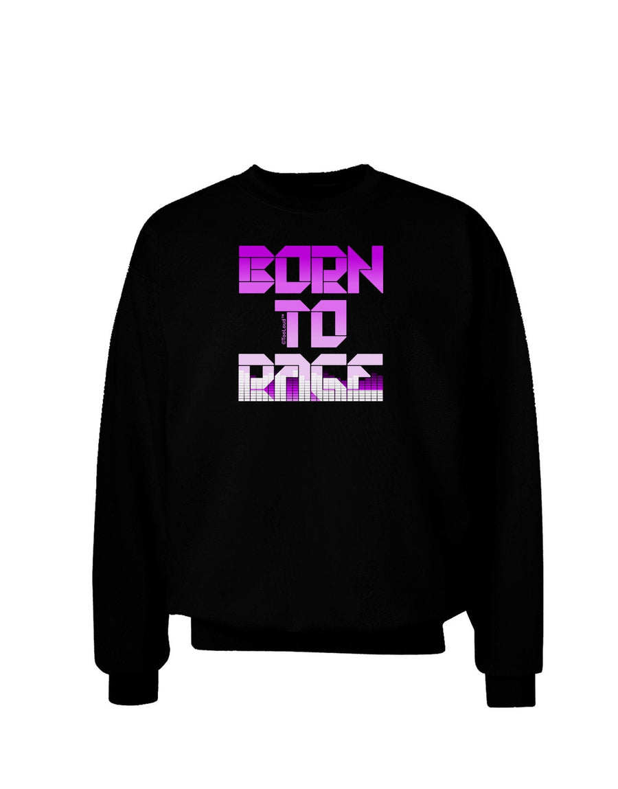 Born To Rage Purple Adult Dark Sweatshirt-Sweatshirts-TooLoud-Black-XXX-Large-Davson Sales