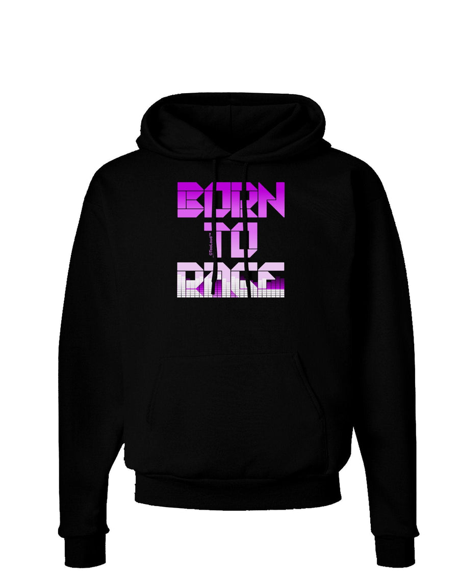 Born To Rage Purple Dark Hoodie Sweatshirt-Hoodie-TooLoud-Black-XXX-Large-Davson Sales