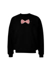 Bow Tie Hearts Adult Dark Sweatshirt-Sweatshirts-TooLoud-Black-Small-Davson Sales