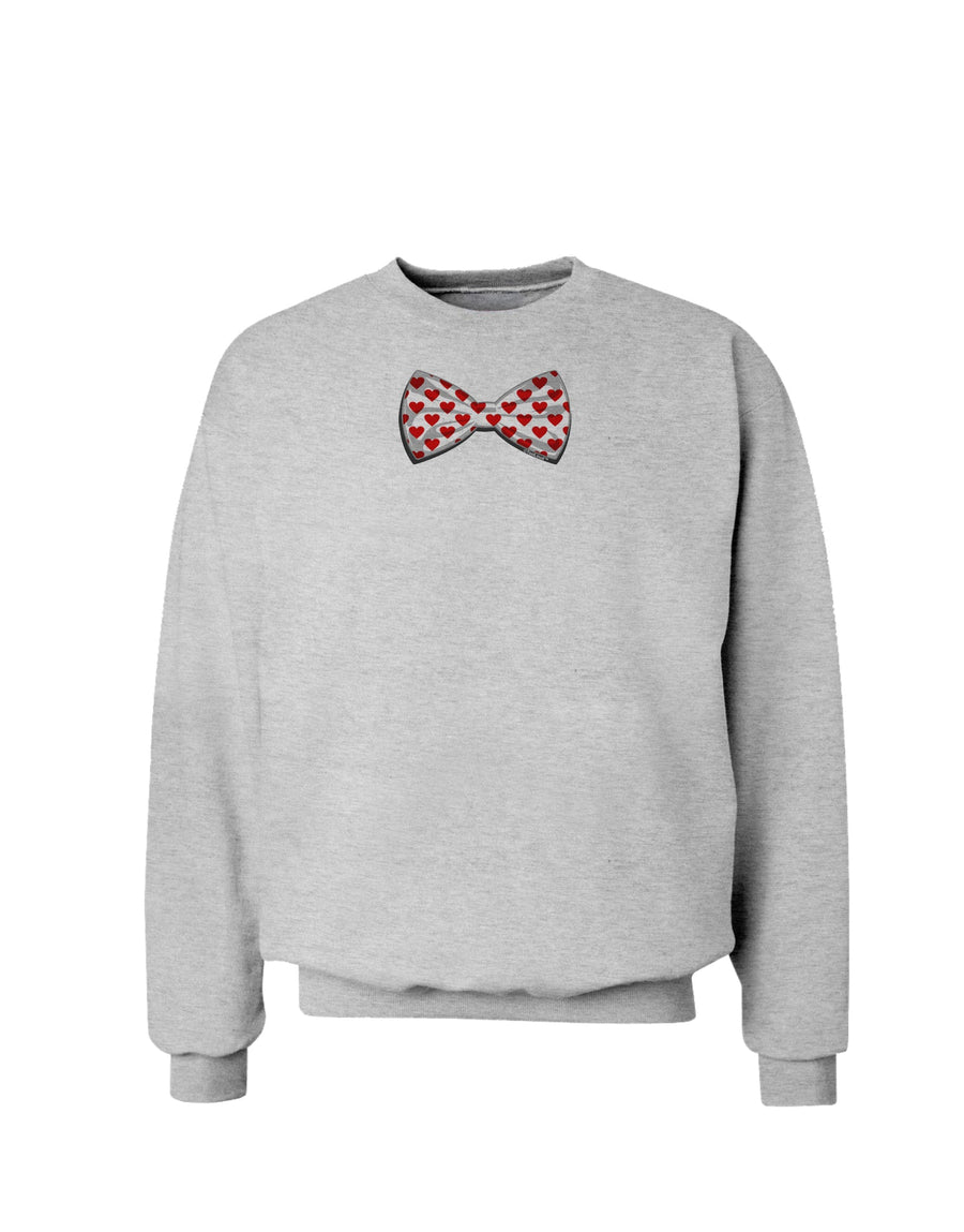 Bow Tie Hearts Sweatshirt-Sweatshirts-TooLoud-White-Small-Davson Sales