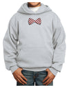 Bow Tie Hearts Youth Hoodie Pullover Sweatshirt-Youth Hoodie-TooLoud-Ash-XS-Davson Sales