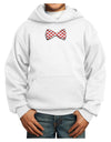 Bow Tie Hearts Youth Hoodie Pullover Sweatshirt-Youth Hoodie-TooLoud-White-XS-Davson Sales