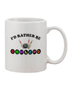 Bowling Enthusiast's 11 oz Coffee Mug - TooLoud-11 OZ Coffee Mug-TooLoud-White-Davson Sales