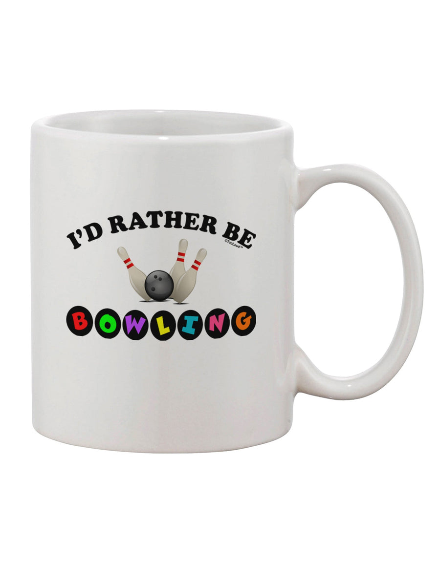 Bowling Enthusiast's 11 oz Coffee Mug - TooLoud-11 OZ Coffee Mug-TooLoud-White-Davson Sales