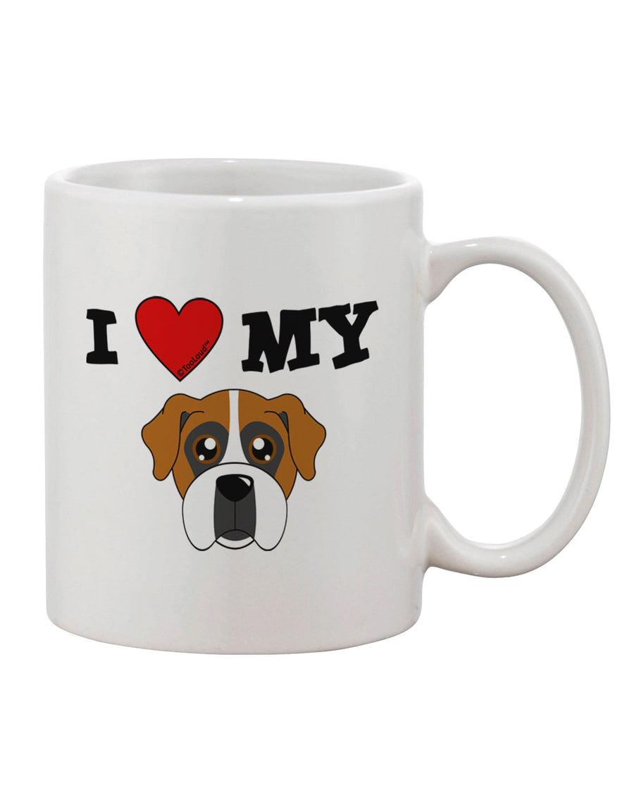 Boxer Dog Lover's Essential - Charming 11 oz Coffee Mug by TooLoud-11 OZ Coffee Mug-TooLoud-White-Davson Sales