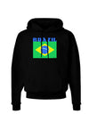 Brazil Flag Dark Hoodie Sweatshirt-Hoodie-TooLoud-Black-Small-Davson Sales