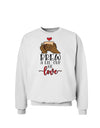 Brew a lil cup of love Sweatshirt White 3XL Tooloud