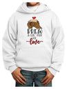 Brew a lil cup of love Youth Hoodie White Extra-Large Tooloud