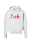 Bride Design - Diamond - Color Hoodie Sweatshirt-Hoodie-TooLoud-White-Small-Davson Sales