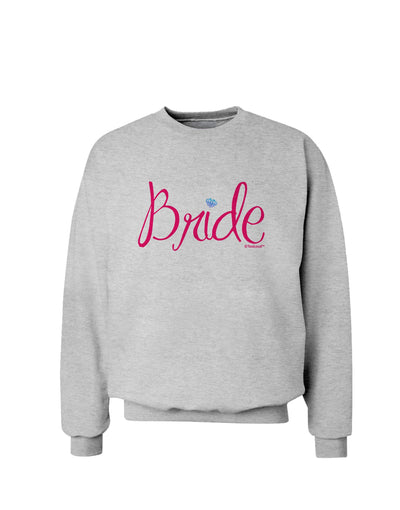 Bride Design - Diamond - Color Sweatshirt-Sweatshirts-TooLoud-AshGray-Small-Davson Sales