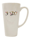 Bride's Delight - Elegant 16 Ounce Conical Latte Coffee Mug - TooLoud-Conical Latte Mug-TooLoud-White-Davson Sales