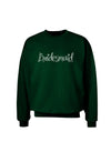Bridesmaid Design - Diamonds Adult Dark Sweatshirt-Sweatshirts-TooLoud-Deep-Forest-Green-Small-Davson Sales