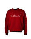 Bridesmaid Design - Diamonds Adult Dark Sweatshirt-Sweatshirts-TooLoud-Deep-Red-Small-Davson Sales