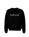 Bridesmaid Design - Diamonds - Color Adult Dark Sweatshirt-Sweatshirts-TooLoud-Black-Small-Davson Sales