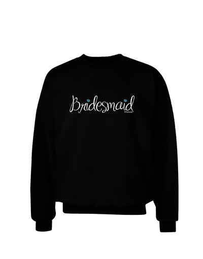 Bridesmaid Design - Diamonds - Color Adult Dark Sweatshirt-Sweatshirts-TooLoud-Black-Small-Davson Sales