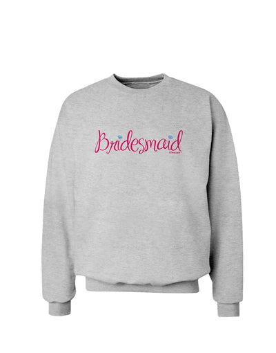 Bridesmaid Design - Diamonds - Color Sweatshirt-Sweatshirts-TooLoud-AshGray-Small-Davson Sales