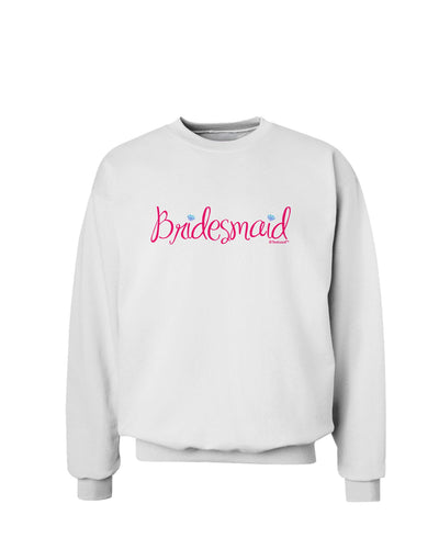 Bridesmaid Design - Diamonds - Color Sweatshirt-Sweatshirts-TooLoud-White-Small-Davson Sales