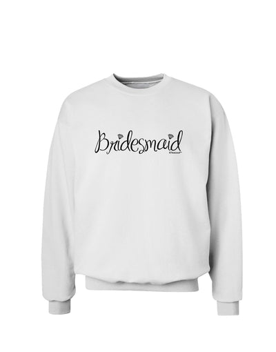 Bridesmaid Design - Diamonds Sweatshirt-Sweatshirts-TooLoud-White-Small-Davson Sales