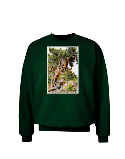 Bristlecone Pines Adult Dark Sweatshirt-Sweatshirts-TooLoud-Deep-Forest-Green-Small-Davson Sales