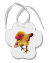 Bro Chick Paw Print Shaped Ornament-Ornament-TooLoud-Davson Sales