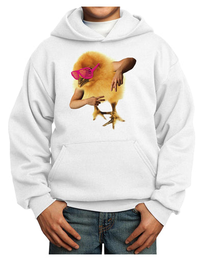 Bro Chick Youth Hoodie Pullover Sweatshirt-Youth Hoodie-TooLoud-White-XS-Davson Sales