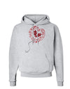 Broken Heart Popped Red Heart Balloon Hoodie Sweatshirt-Hoodie-TooLoud-AshGray-Small-Davson Sales