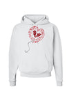 Broken Heart Popped Red Heart Balloon Hoodie Sweatshirt-Hoodie-TooLoud-White-Small-Davson Sales