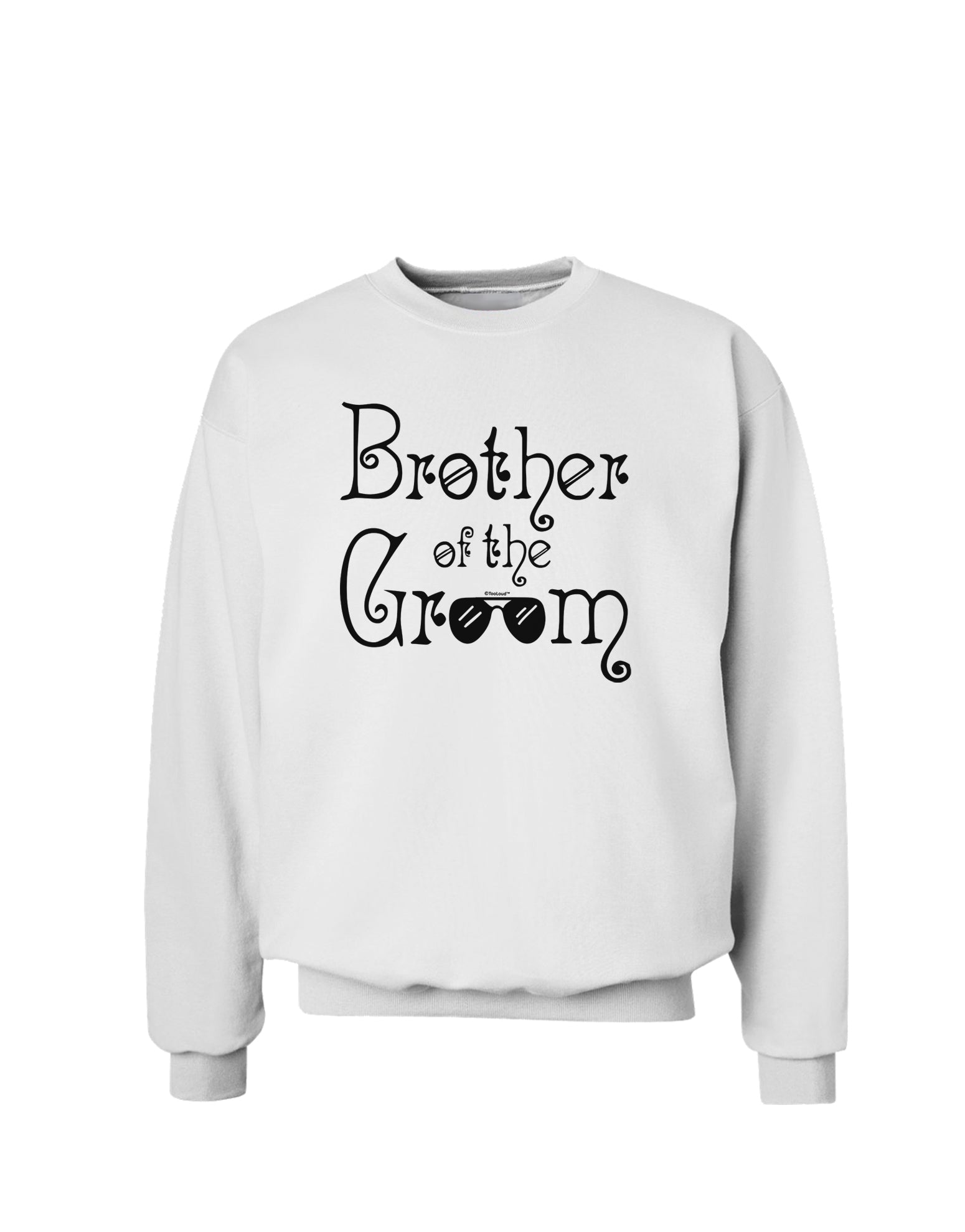 Brother of the Groom Sweatshirt-Sweatshirts-TooLoud-White-Small-Davson Sales