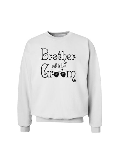 Brother of the Groom Sweatshirt-Sweatshirts-TooLoud-White-Small-Davson Sales