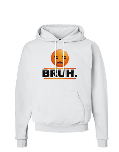 Bruh Emoji Hoodie Sweatshirt-Hoodie-TooLoud-White-Small-Davson Sales