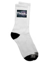 Buddha Adult Crew Socks - A Thoughtful Addition to Your Wardrobe, Exclusively from TooLoud-Socks-TooLoud-White-Ladies-4-6-Davson Sales