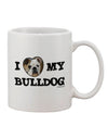 Bulldog Lover's Essential 11 oz Coffee Mug - TooLoud-11 OZ Coffee Mug-TooLoud-White-Davson Sales