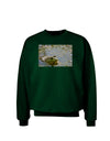 Bullfrog In Water Adult Dark Sweatshirt by TooLoud-Sweatshirts-TooLoud-Deep-Forest-Green-Small-Davson Sales