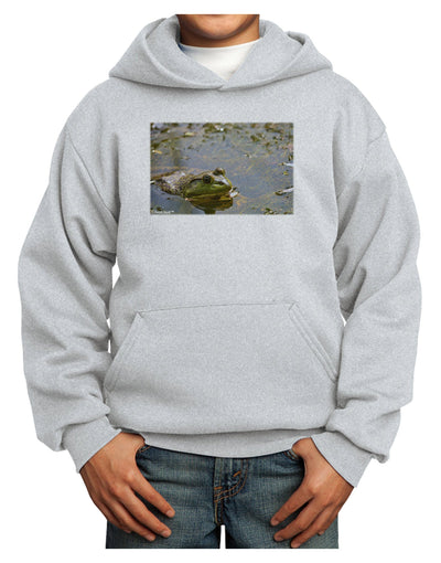 Bullfrog In Water Youth Hoodie Pullover Sweatshirt by TooLoud-Youth Hoodie-TooLoud-Ash-XS-Davson Sales