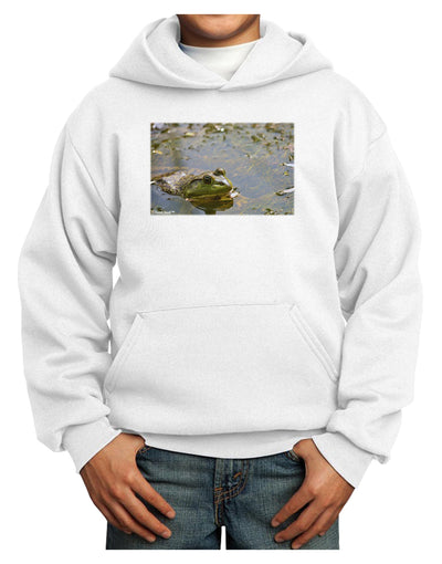 Bullfrog In Water Youth Hoodie Pullover Sweatshirt by TooLoud-Youth Hoodie-TooLoud-White-XS-Davson Sales