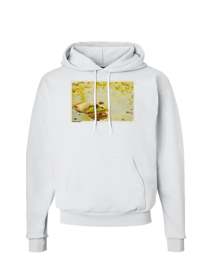 Bullfrog In Watercolor Hoodie Sweatshirt by TooLoud-Hoodie-TooLoud-White-Small-Davson Sales