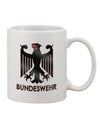 Bundeswehr Logo 11 oz Coffee Mug - Expertly Crafted Drinkware-11 OZ Coffee Mug-TooLoud-White-Davson Sales