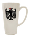 Bundeswehr Logo 16 Ounce Conical Latte Coffee Mug - Expertly Crafted Drinkware-Conical Latte Mug-TooLoud-White-Davson Sales