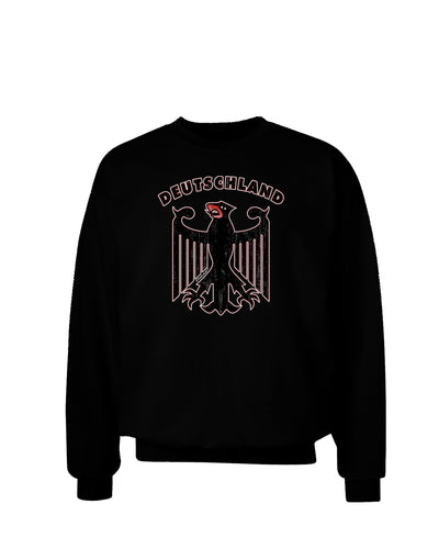 Bundeswehr Logo Deutschland Adult Dark Sweatshirt-Sweatshirts-TooLoud-Black-Small-Davson Sales