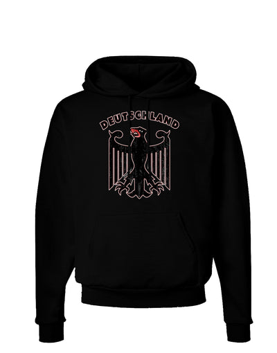 Bundeswehr Logo Deutschland Dark Hoodie Sweatshirt-Hoodie-TooLoud-Black-Small-Davson Sales