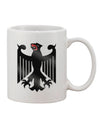 Bundeswehr Logo Imprinted 11 oz Coffee Mug - Expertly Crafted Drinkware-11 OZ Coffee Mug-TooLoud-White-Davson Sales