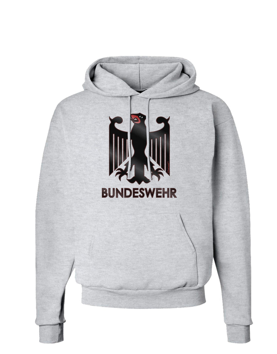 Bundeswehr Logo with Text Hoodie Sweatshirt-Hoodie-TooLoud-White-Small-Davson Sales